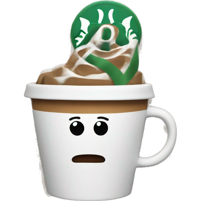 starbucks coffee cup emoji