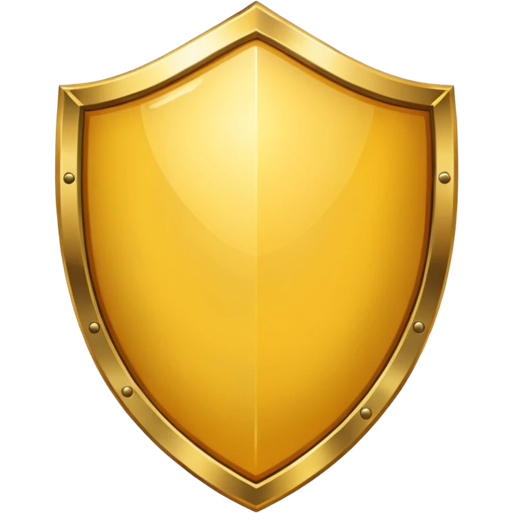 golden shield emoji