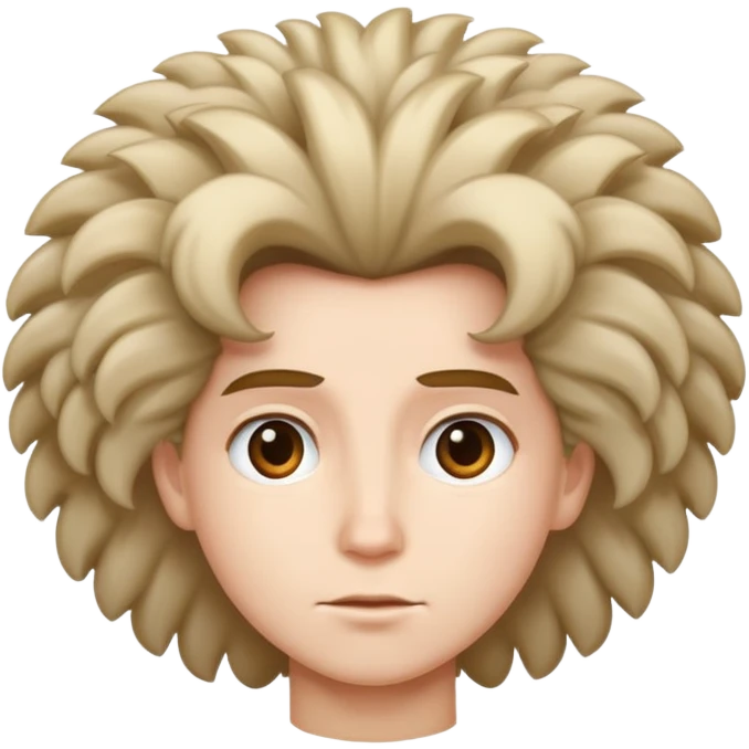 Big haired dick emoji