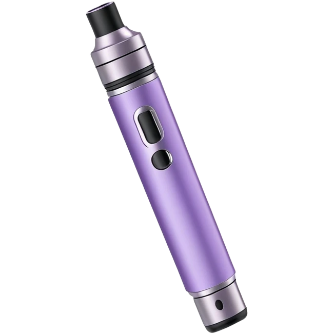 Realistic light purple vape pen emoji