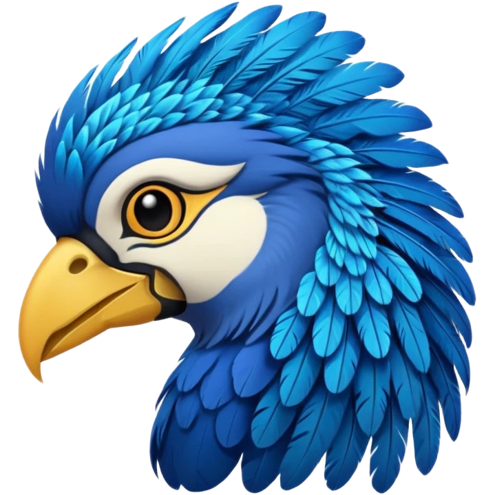 Arara azul emoji