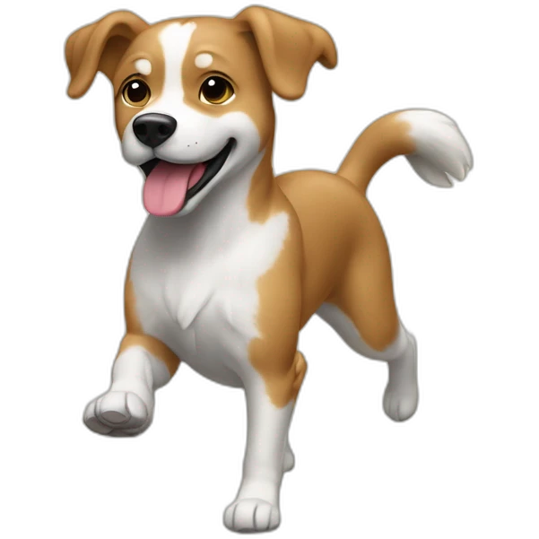 Chien qui danse emoji
