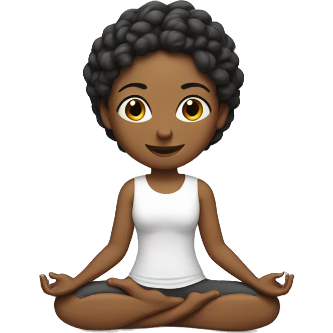 I do yoga emoji
