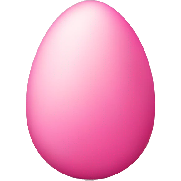 Pink egg  emoji