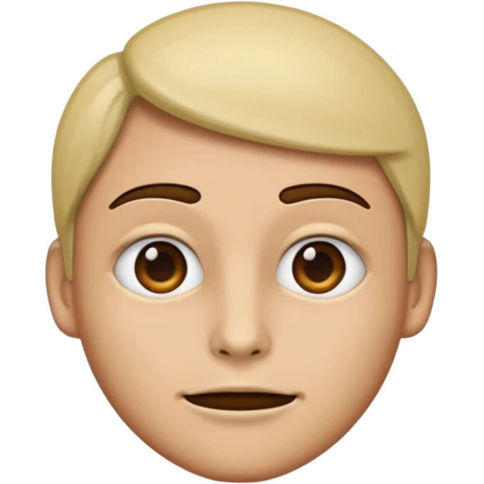 Simple old-style android emoji, but with a awkward emoji, mixed with a 👉👈 on the outside of the emoji. emoji
