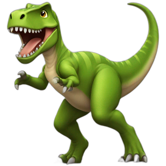 dinosaur play football emoji
