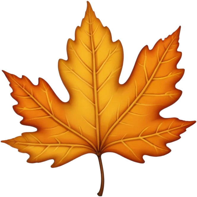 create single dryleaf emojis with different moods emoji