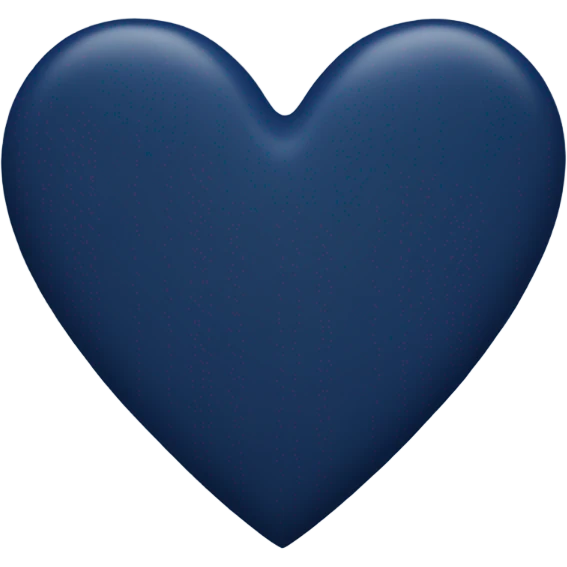 navy blue heart emoji