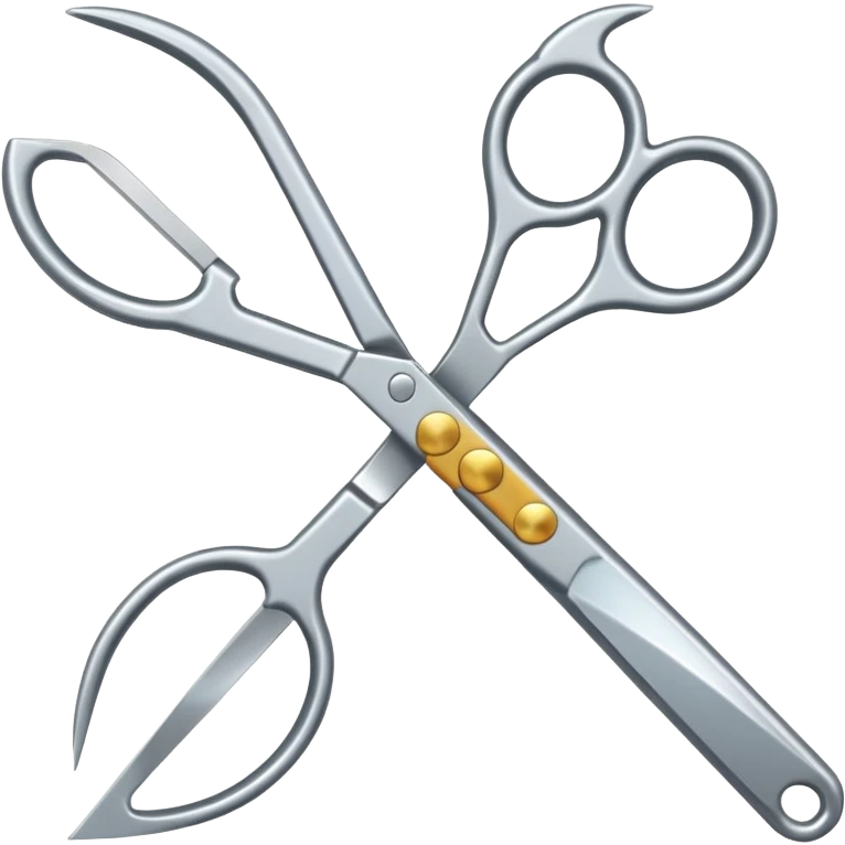 Scissors cutting id emoji
