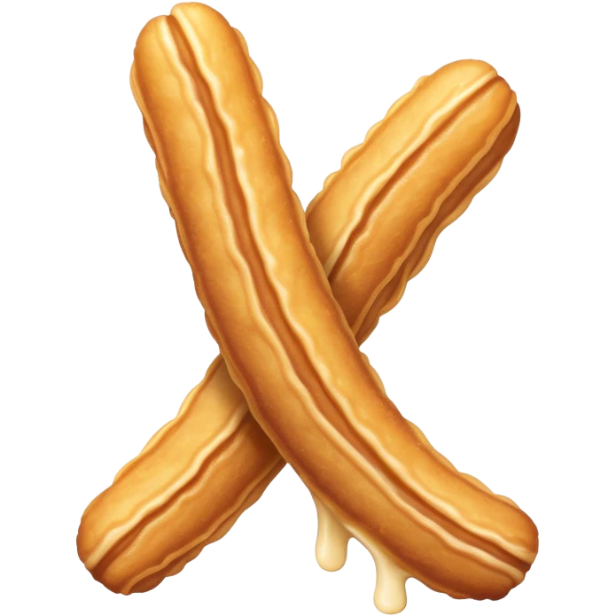 Simple churro street snack with soft tones emoji
