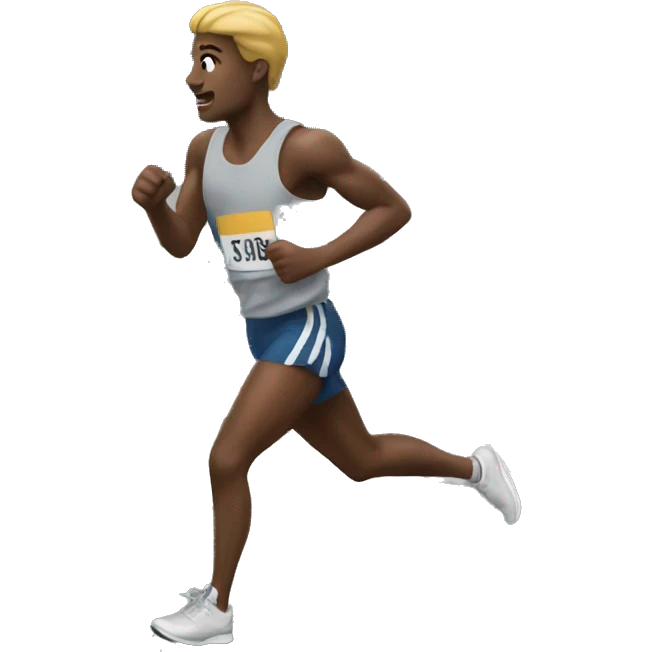 Runner in New york city emoji emoji