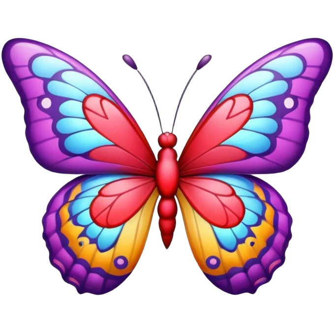 butterfly with heart  emoji