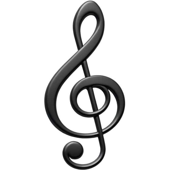 Music clef emoji