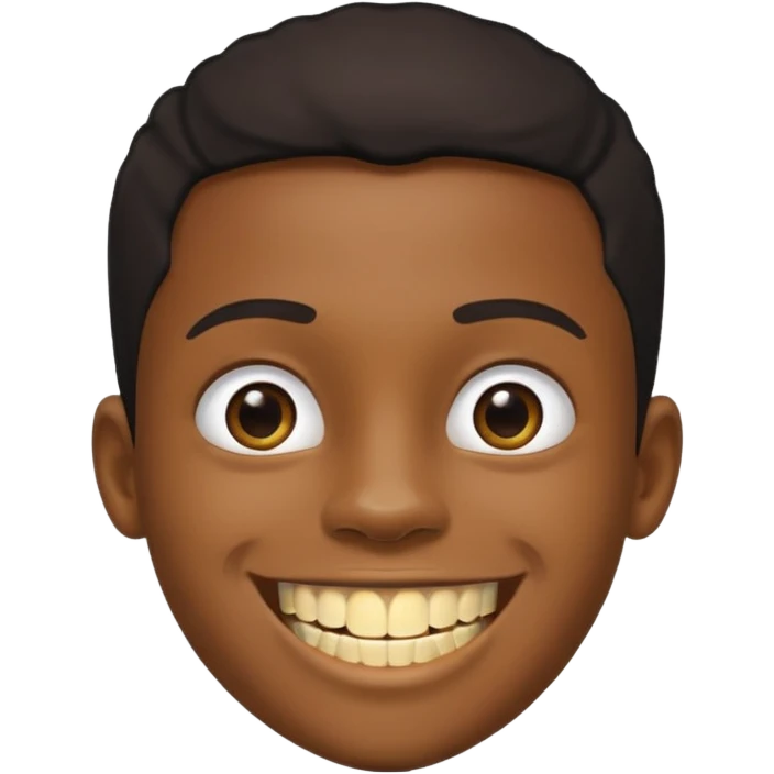 Garoto negro com black nudredcom dente de ouro emoji