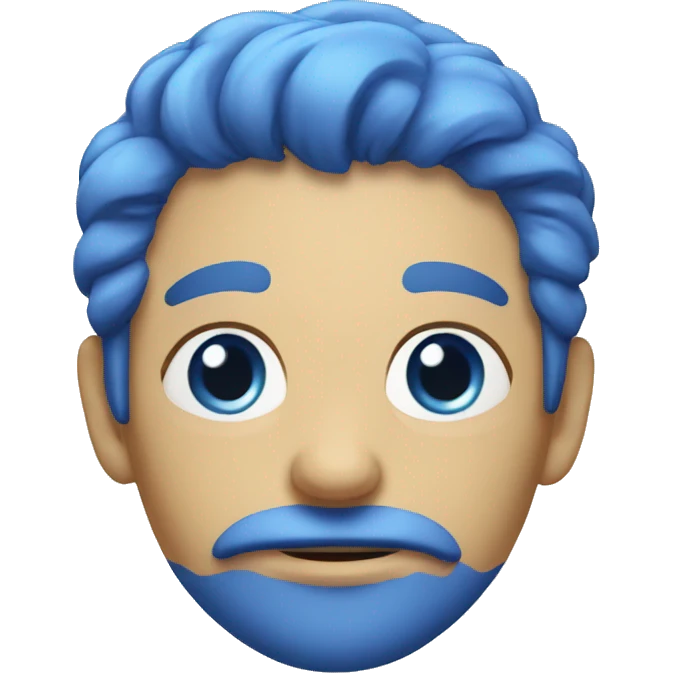 Myrtille bleu emoji
