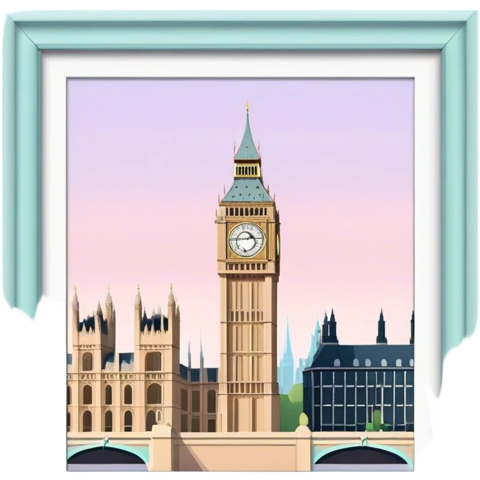
pastel bigben emoji