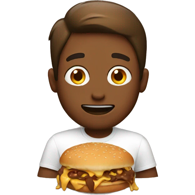 guy eating brown emoji