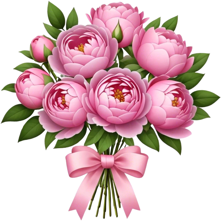 Pink flower bouquet  emoji