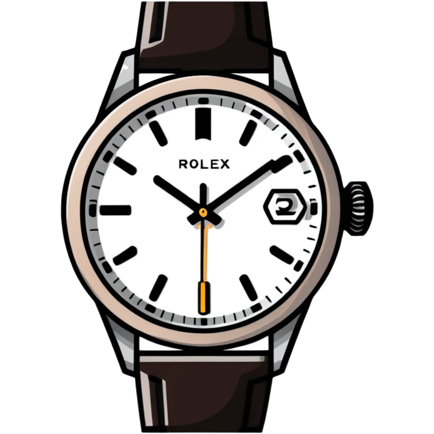 guy with Rolex watch emoji
