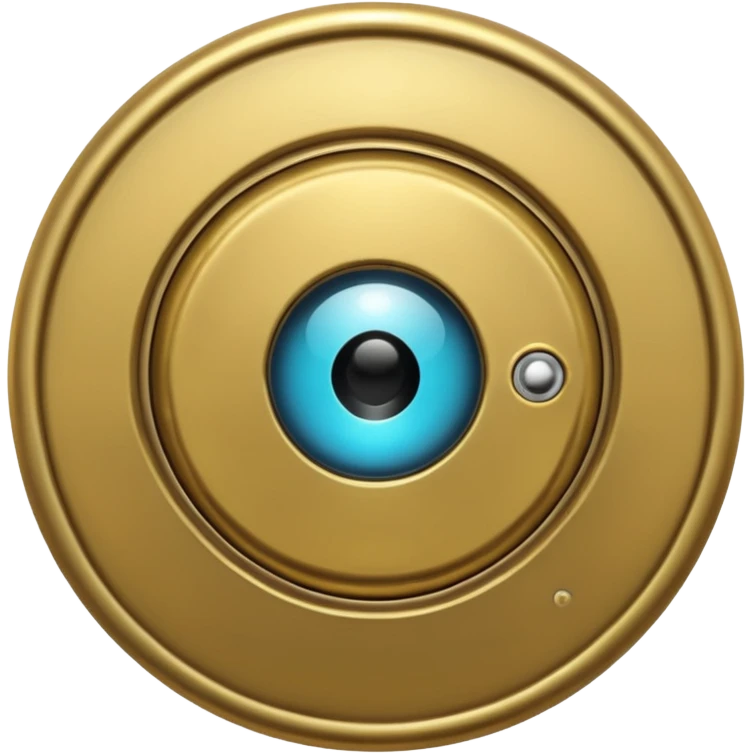 Peephole on the door  emoji
