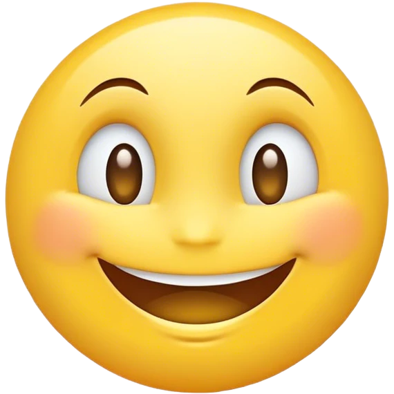 I want to create a emoji describe the Happy mood. The form I want is look like the "Joy" in Inside out movie emoji