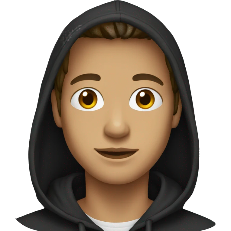 black hoodie  emoji