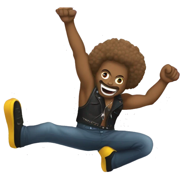 Acrobatic rock n roll emoji