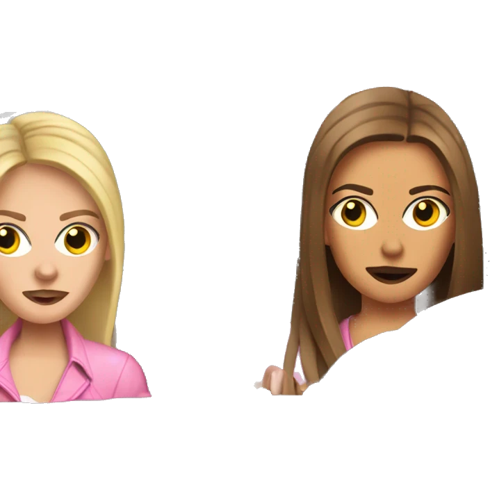 Mean girls driving in a Porsche  emoji
