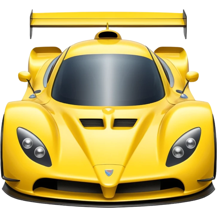 yellow racing car  emoji