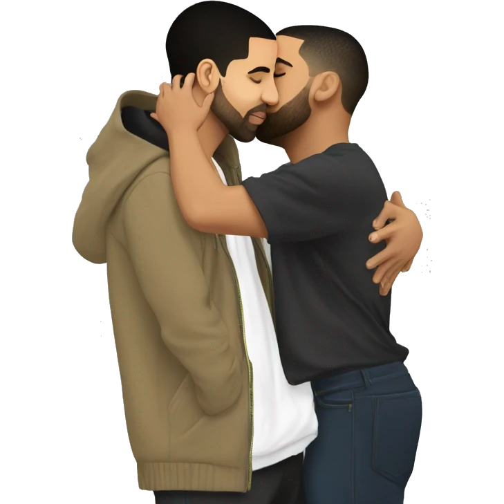 Drake kisses drake emoji