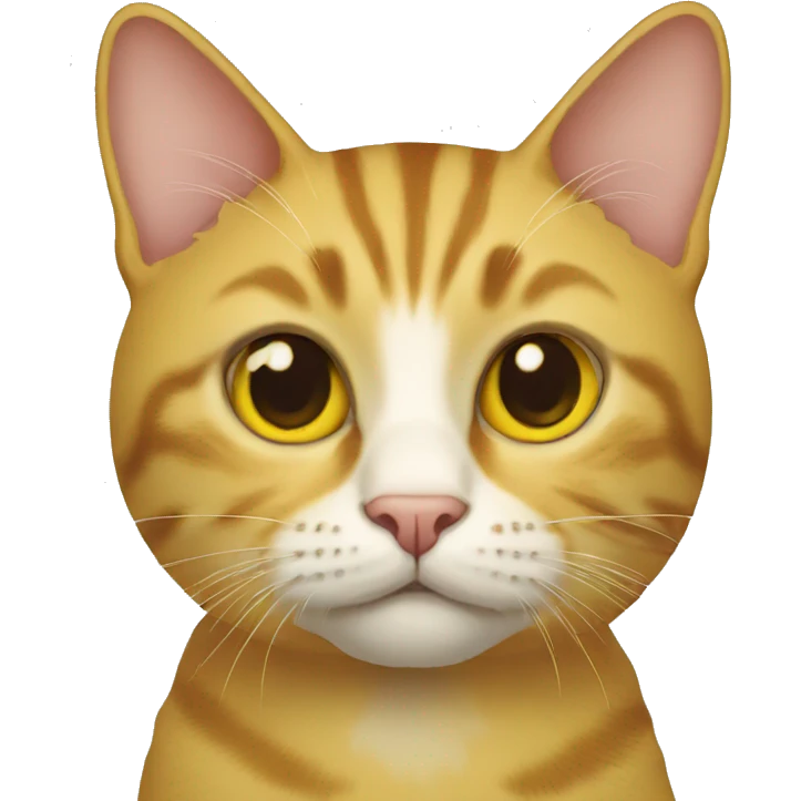 CAT yellow emoji