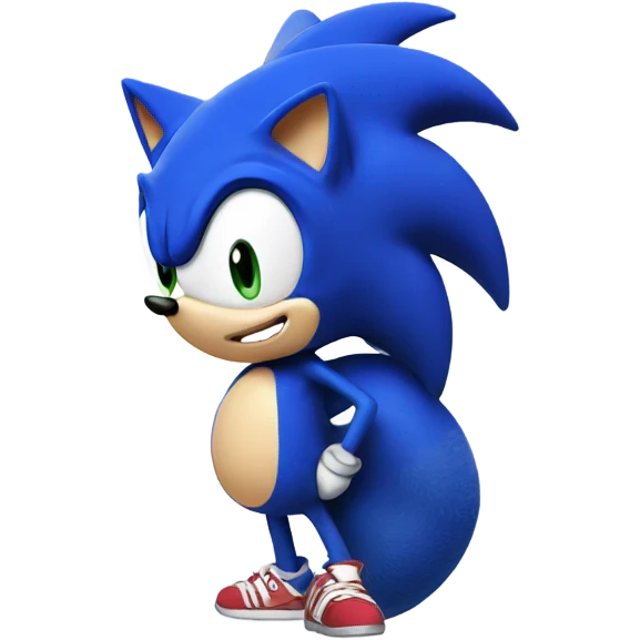 Pregnant sonic  emoji
