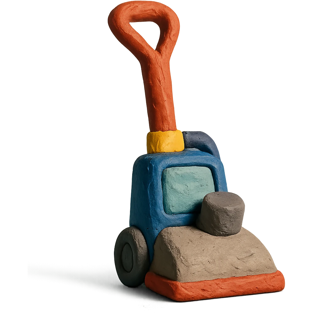 claymation style carpet shampooer, detailed emoji