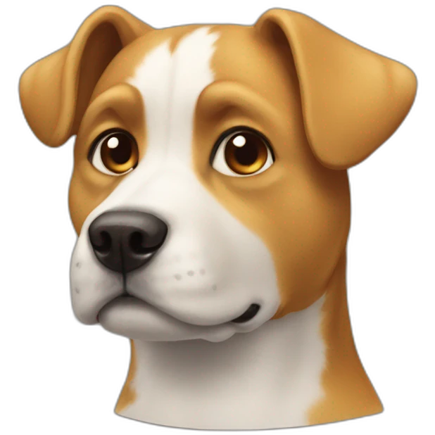Chat sur chien emoji