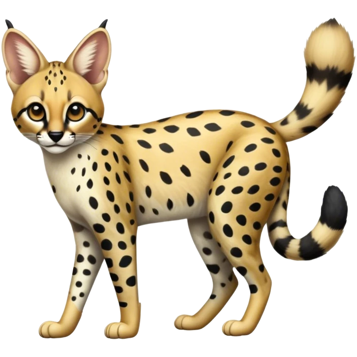 Serval-Genet-hybrid emoji