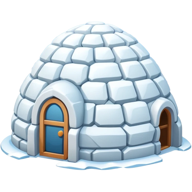 different type of igloo  emoji