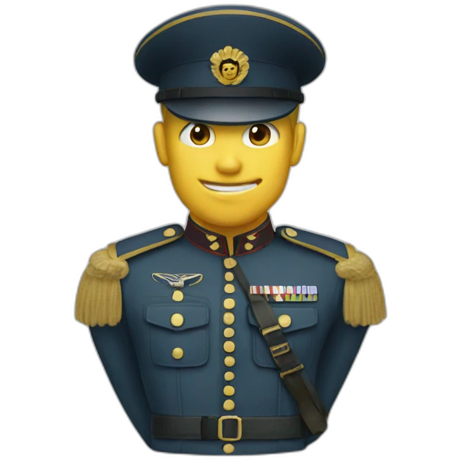 Salut militaire emoji