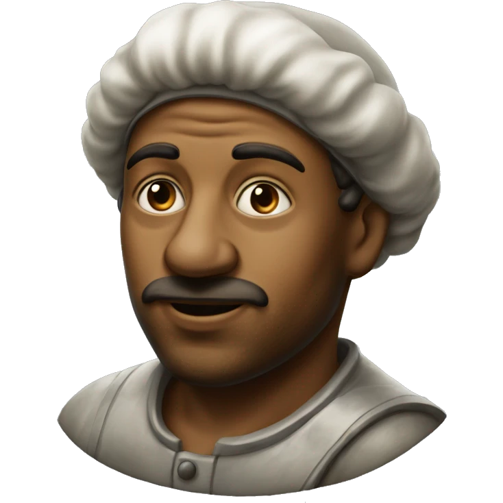 Photorealistic Factory worker XVII century emoji