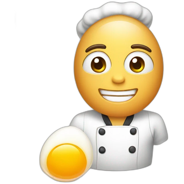 egg-making chef emoji