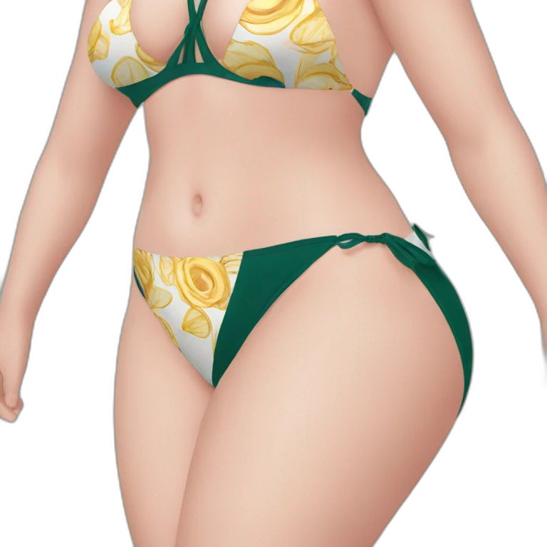 Angela white bikini emoji