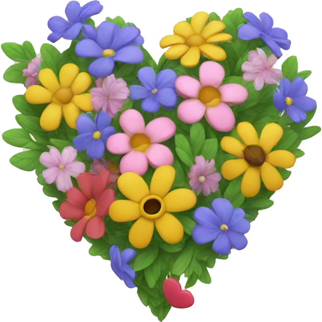 Heart with flowers  emoji
