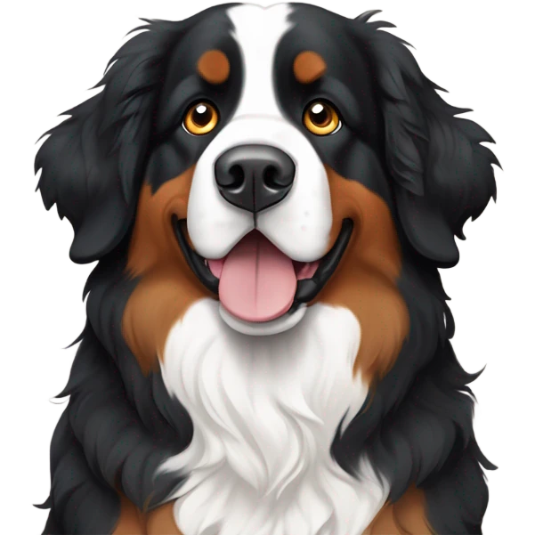 Bernese mountain dog emoji