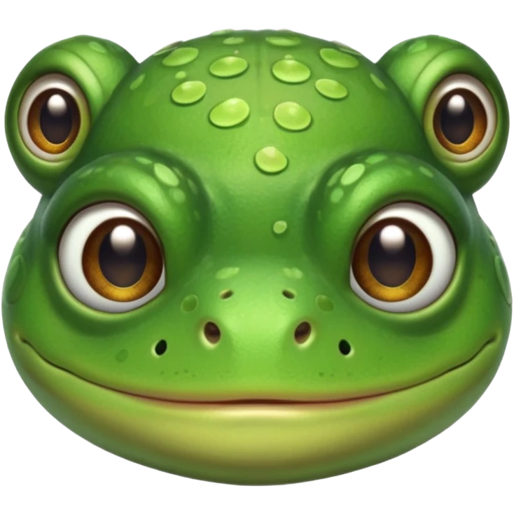 frog with baby bangs emoji