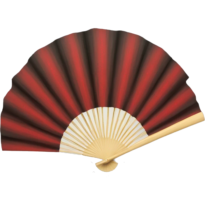 Hand fan emoji