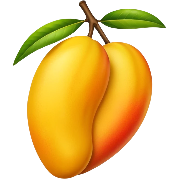 Yellow mango emoji