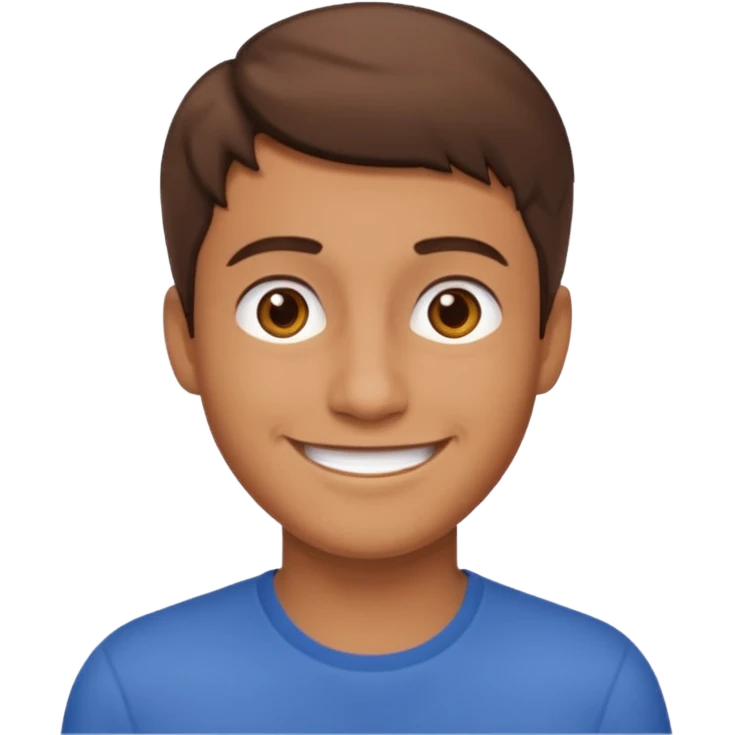 Homme portrait emoji
