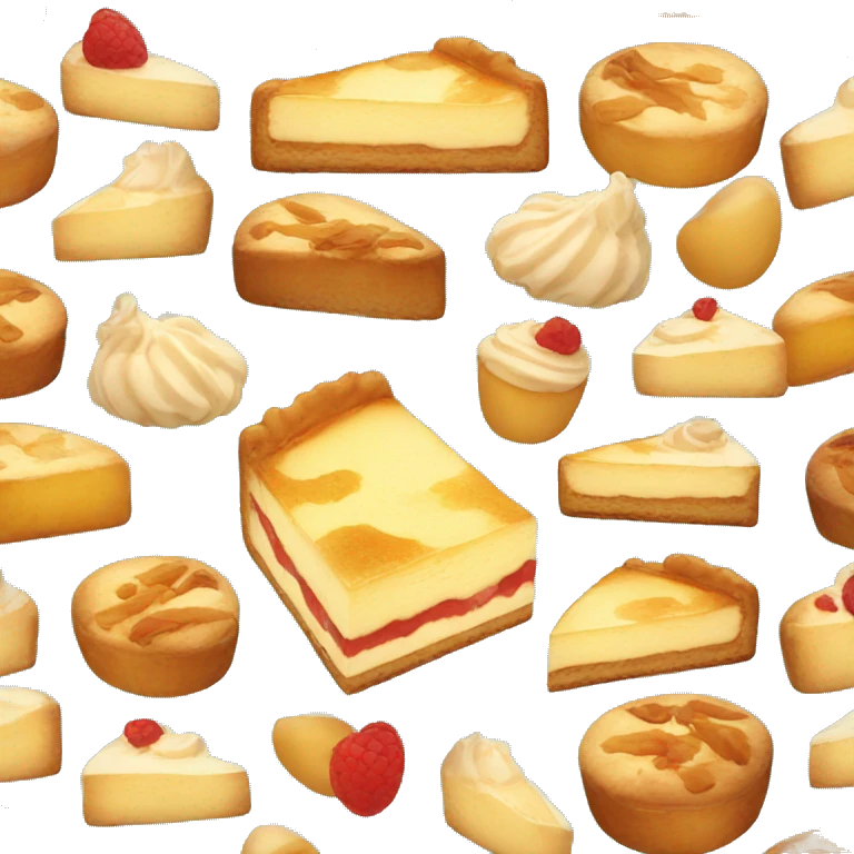 pastry with cheesecake  emoji