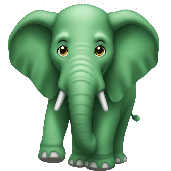 green elephant emoji