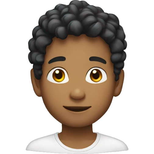 Niño con aritos  emoji