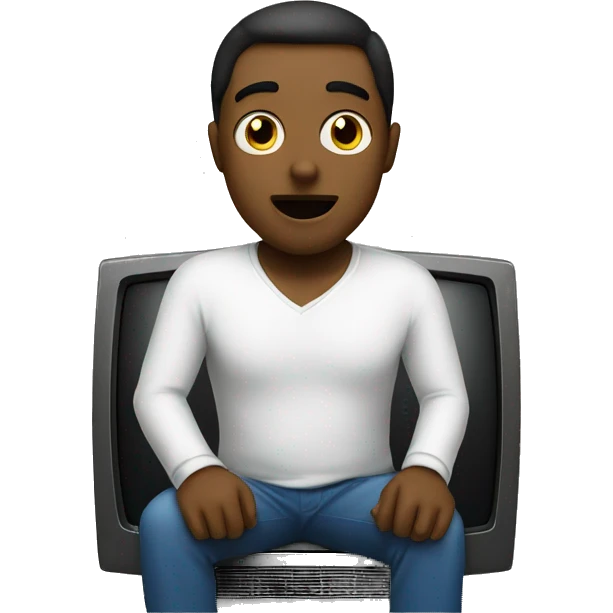Watching tv  emoji